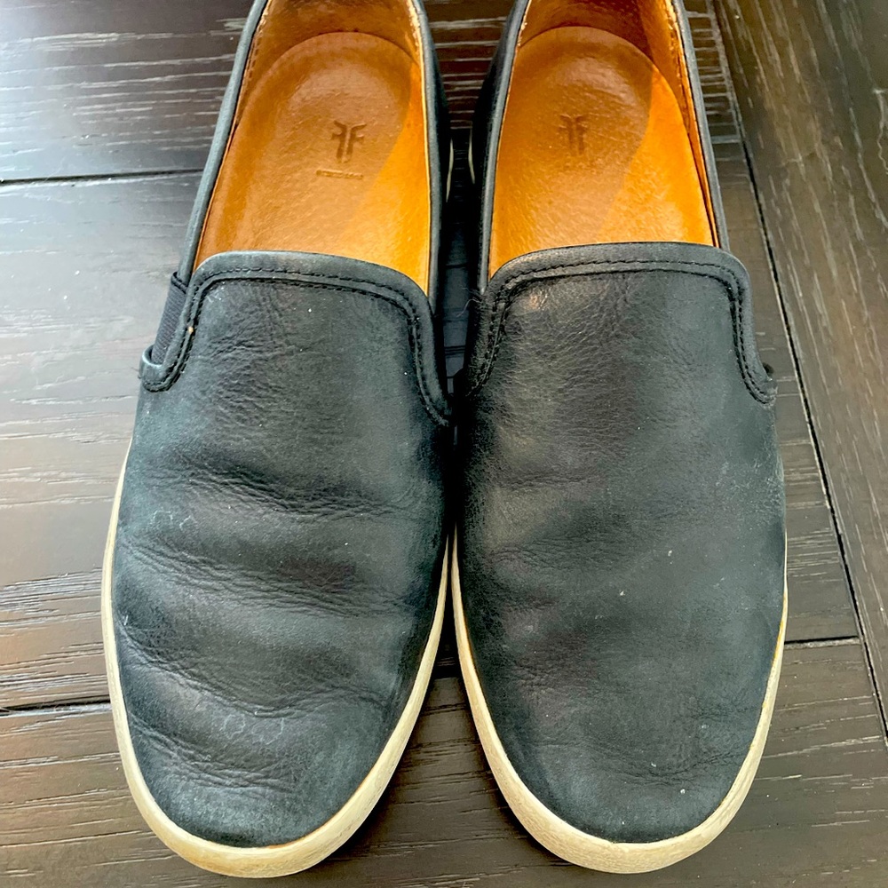 Frye Leather Slip Ons
